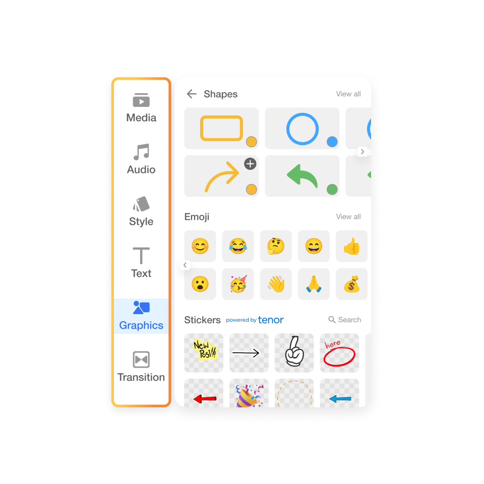 Add visual effects to your education video ad using Visla's intuitive tools